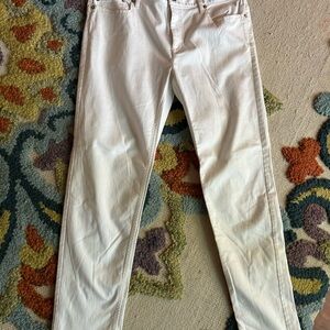 Theory Tatiana D White Denim Jeans